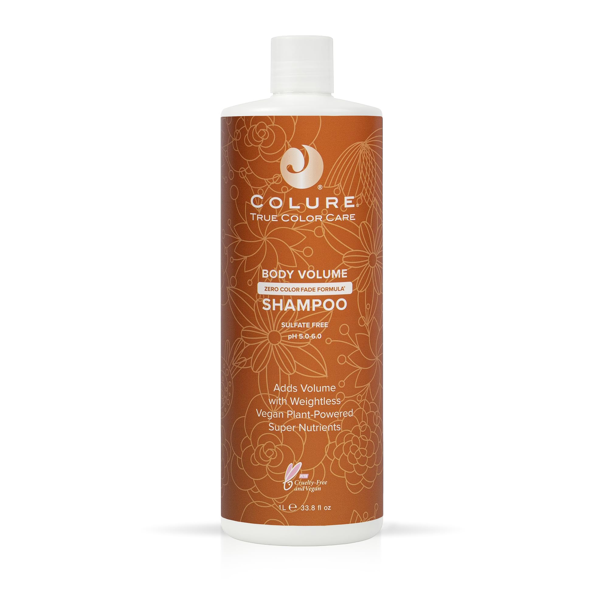 COLURE Body Volume Shampoo – 33 oz | Volumizing, Sulfate-Free Cleanser for Fine Hair