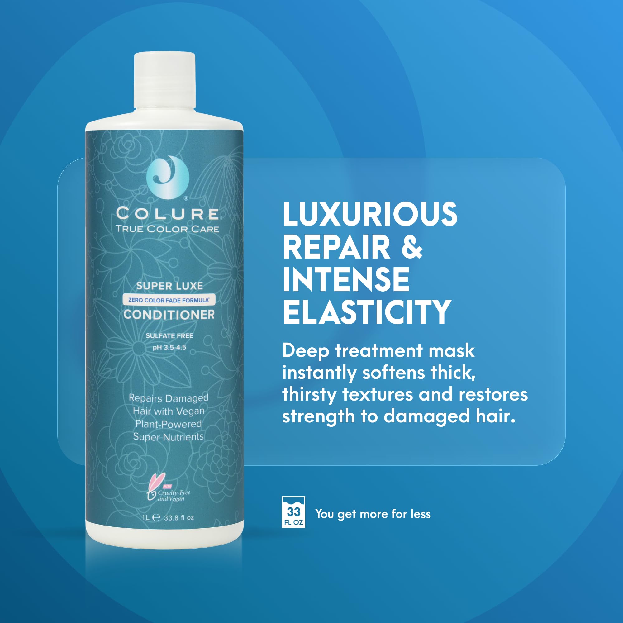 COLURE Super Luxe Conditioner – Instant Hydration for Color-Treated Hair | Vegan & Organic