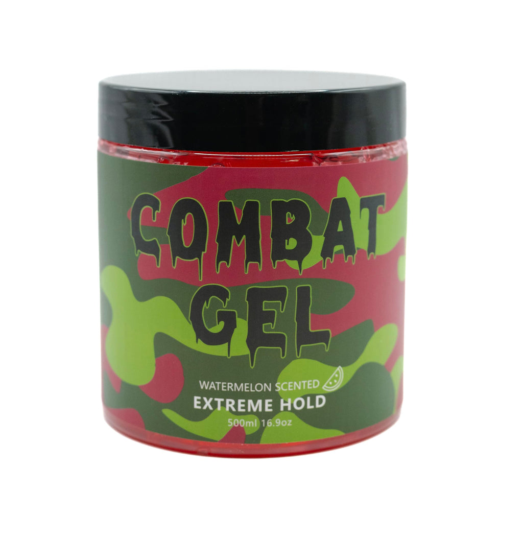 Combat Gel Extreme Hold Hair Gel (500 ml, Watermelon) – Alcohol-Free & Cruelty-Free