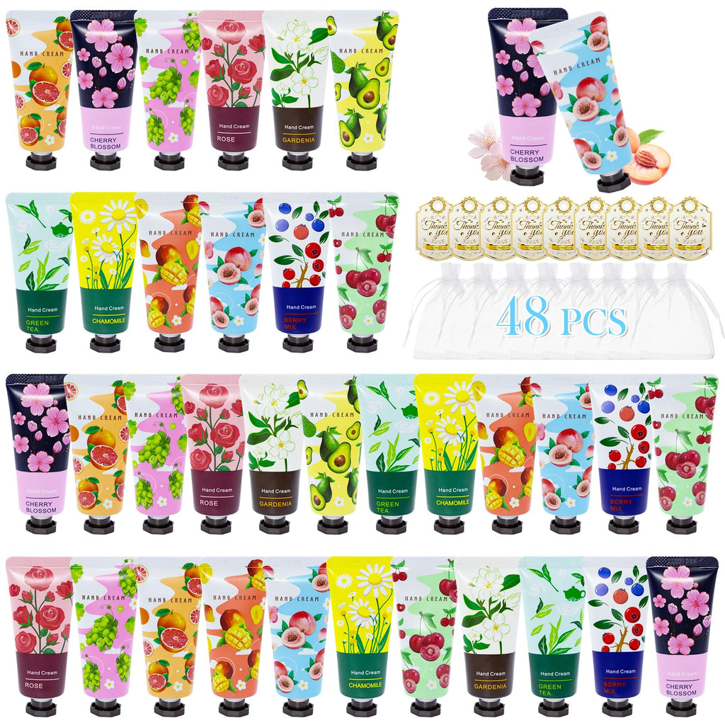 Comdian 48-Pack Hand Cream Set – Travel-Size Moisturizers & Gift Ready