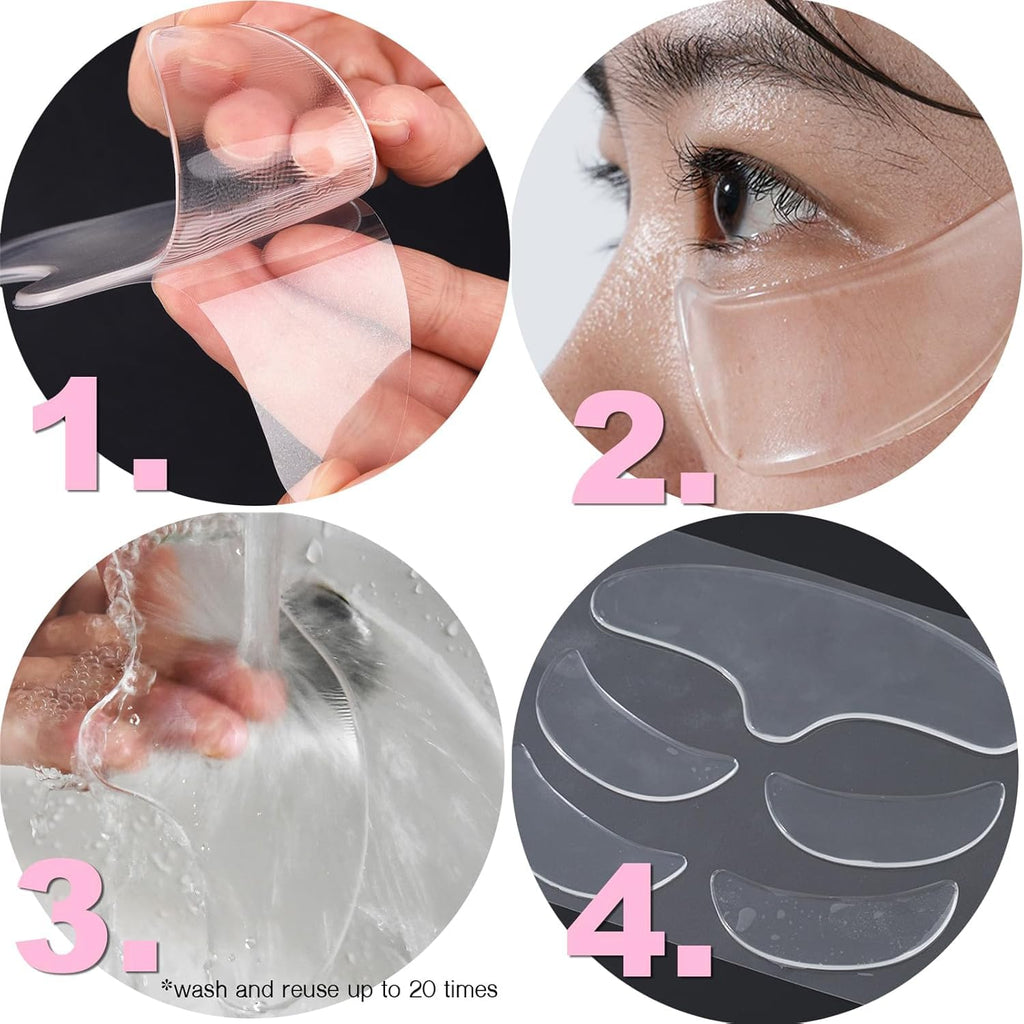 Comfordent Reusable Silicone Face Patches for Forehead & Fine Lines – Overnight Smoothing
