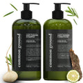 Common Ground Anti-Thinning Shampoo & Conditioner Set – Plant-Based, Bergamot & Rosemary, DHT Support