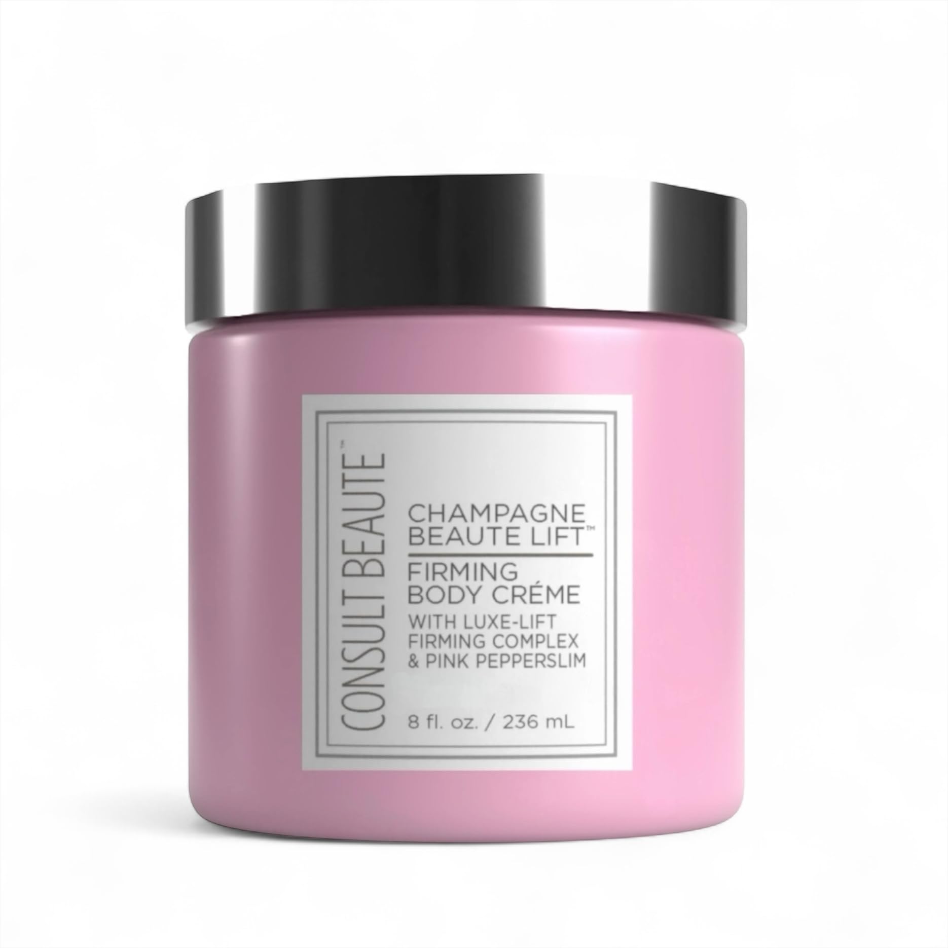 Consult Beaute Champagne Lift Hydrating Firming Body Cream with Pink PepperSlim – 8 oz