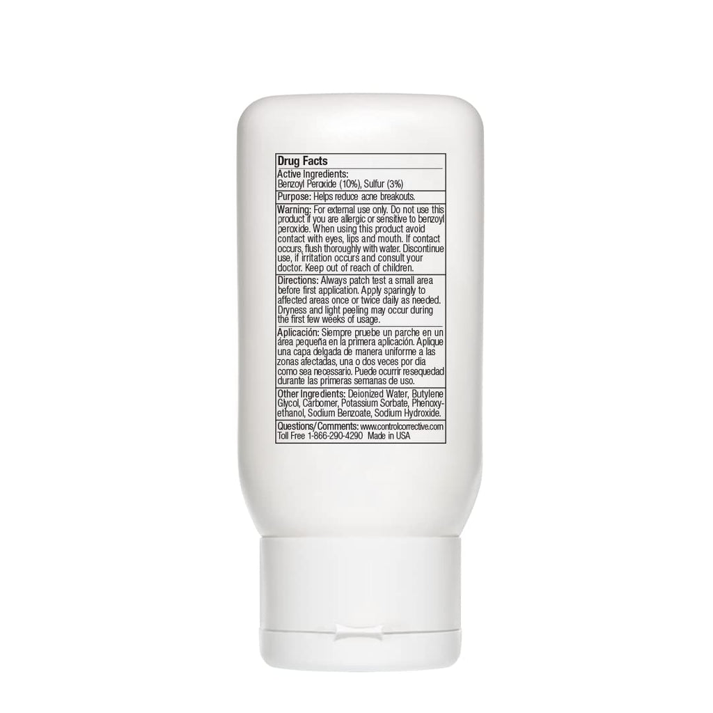 CONTROL CORRECTIVE Clear Med 10% Acne Treatment Lotion | 2.5 oz