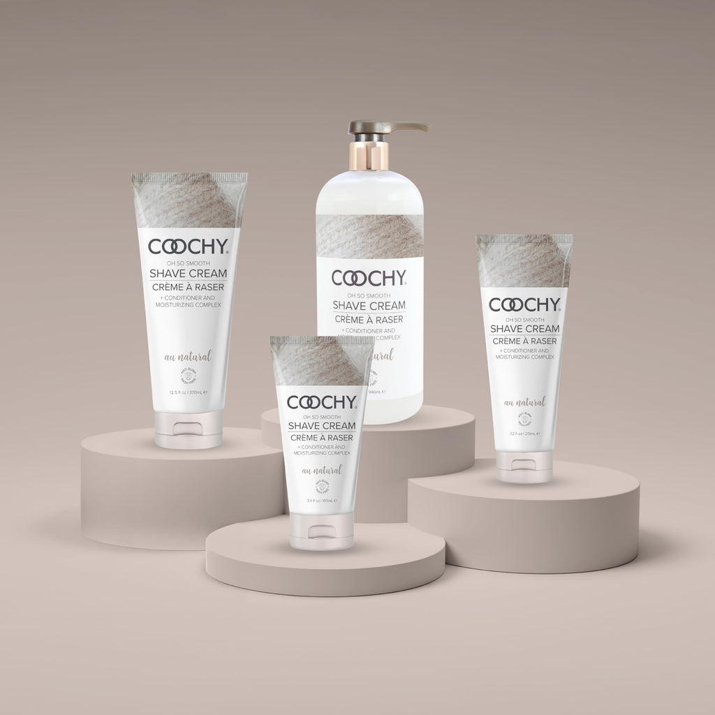 Coochy Shave Cream - Moisturizing Shave Lotion for Bikini, Underarms, Legs | Hydrating, Rash-Free Formula - 32 oz