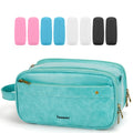 COOSKY Lake Blue Travel Toiletry Bag – Large Hanging Organizer for Men & Women
