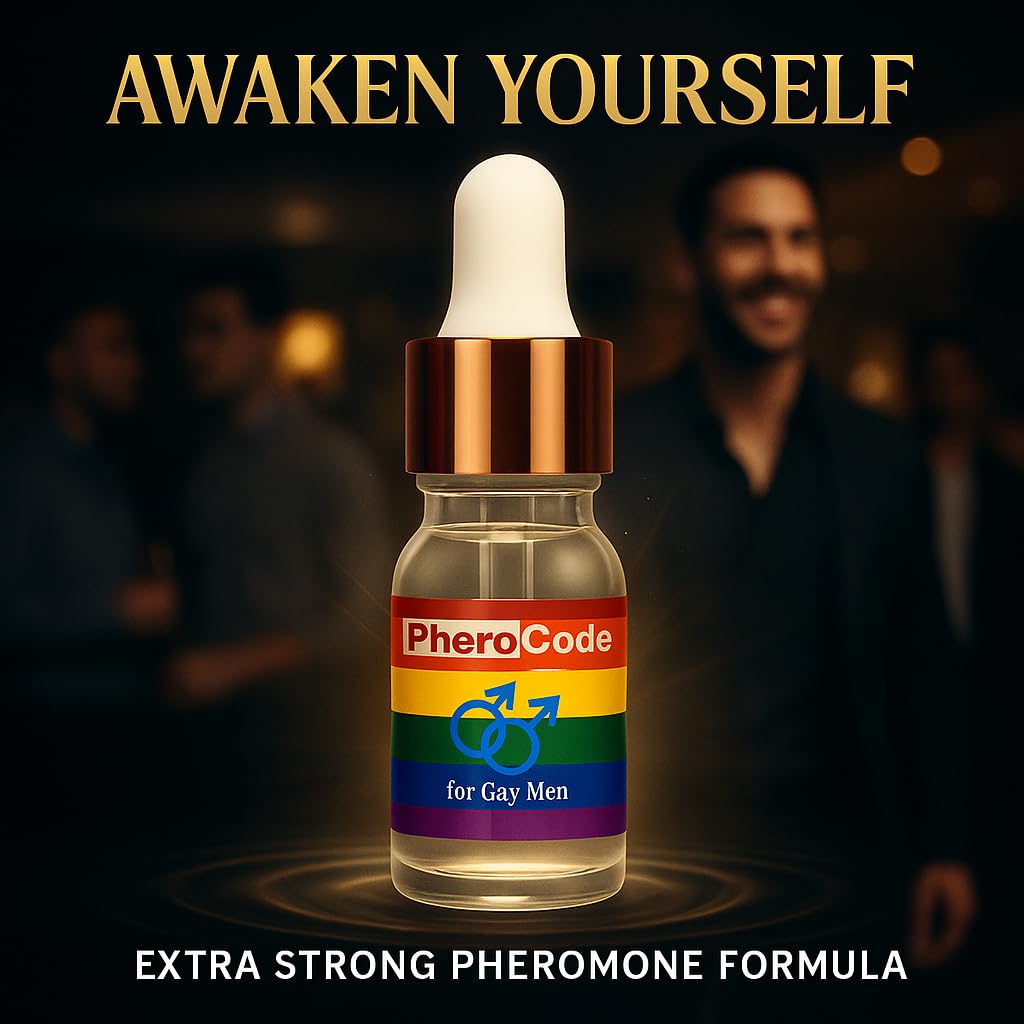 CopulinAndrone PheroCode Extra Strong Pheromone Cologne for Gay Men – Up to 48 Hours, Natural Formula