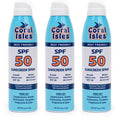 Coral Isles Sunscreen Spray SPF 30 - Hawaii Compliant, Reef-Safe, Broad Spectrum, Water-Resistant, 6 Fl Oz (Pack of 3)