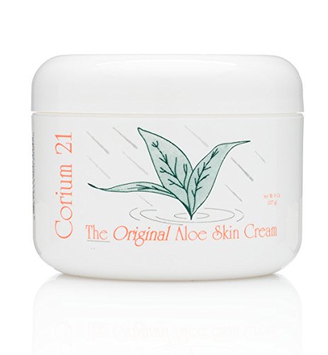 Corium 21 The Original Aloe Skin Cream - 8 oz Jar | Daily Hydration & Gentle Skin Care