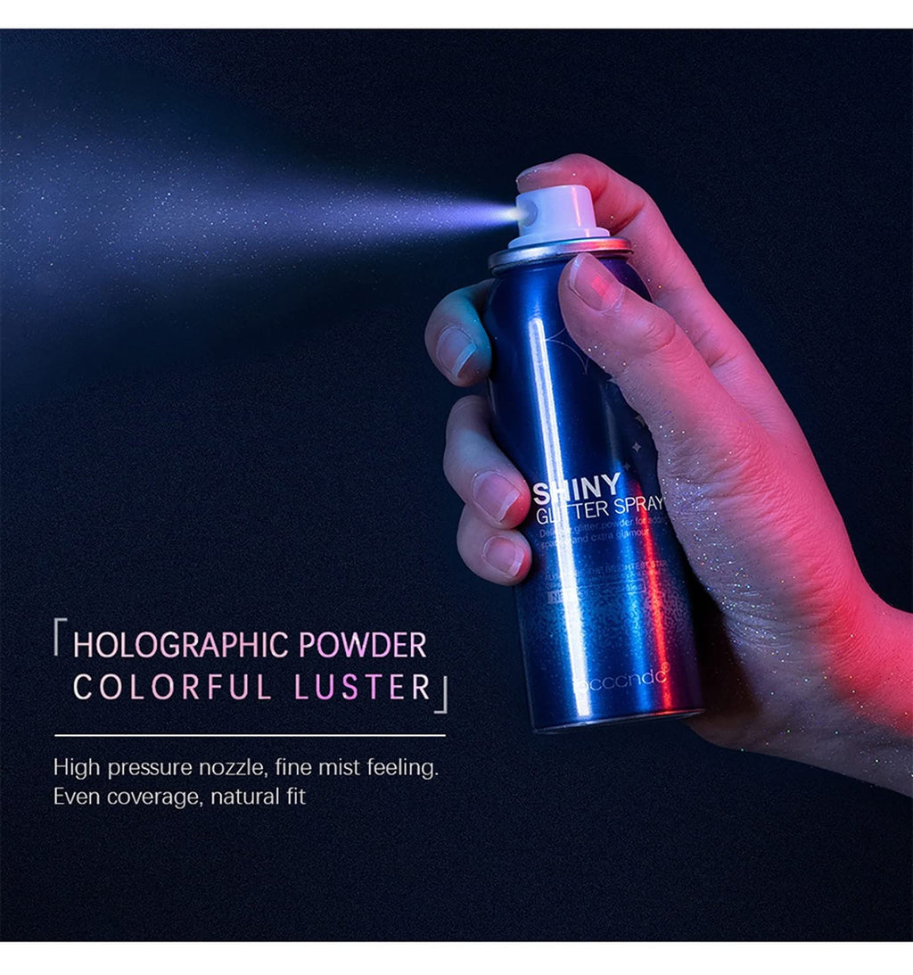 Corleone Body Glitter Spray – Hair, Face & Body Shimmer Highlighter