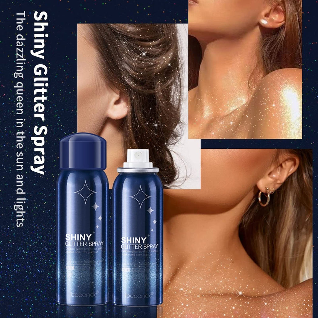 Corleone Body Glitter Spray – Hair, Face & Body Shimmer Highlighter