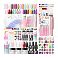 COSCELIA Acrylic Nail Kit for Beginners — All-in-One Gel Polish, Acrylic Powder, Drill & UV Light