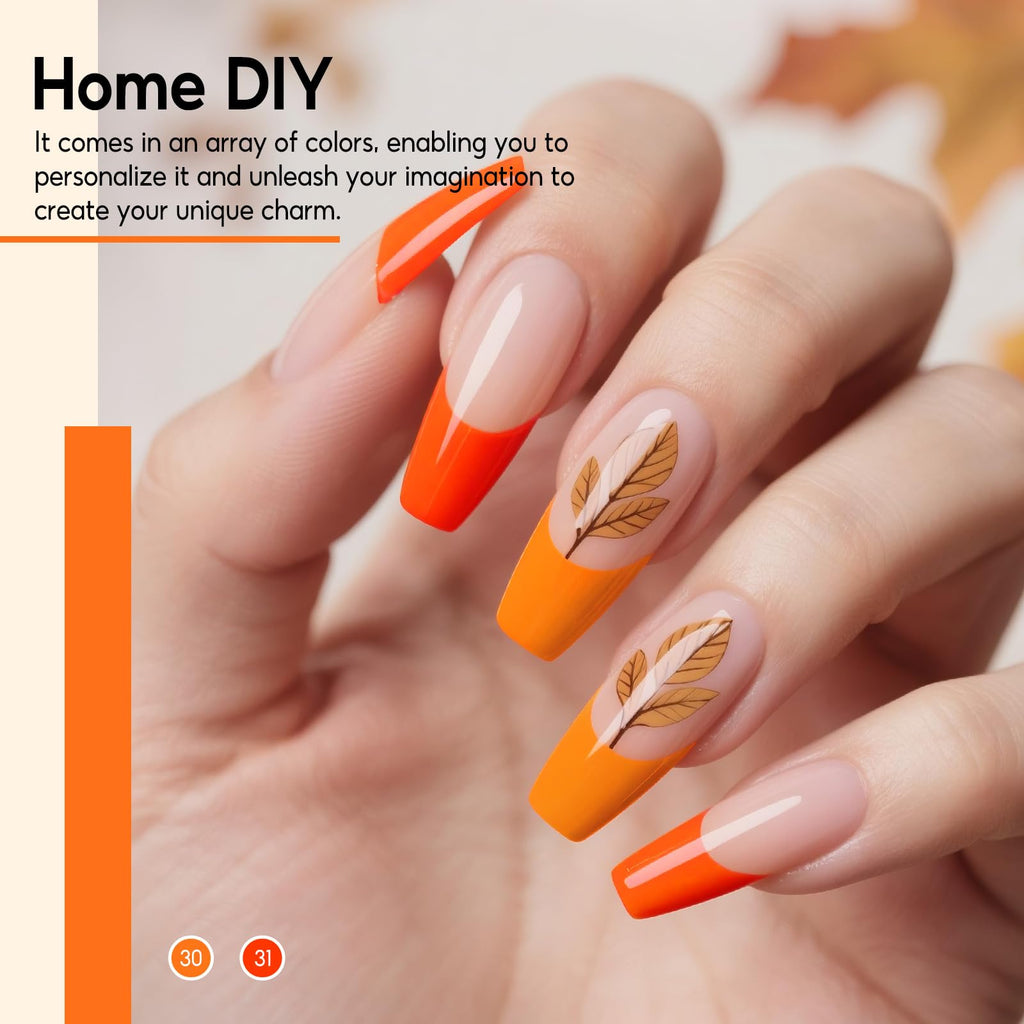 COSCELIA 25 PCS Nude Brown Gel Nail Polish Set – 20 Colors + 5 Top & Base Coats, DIY Manicure Starter Kit