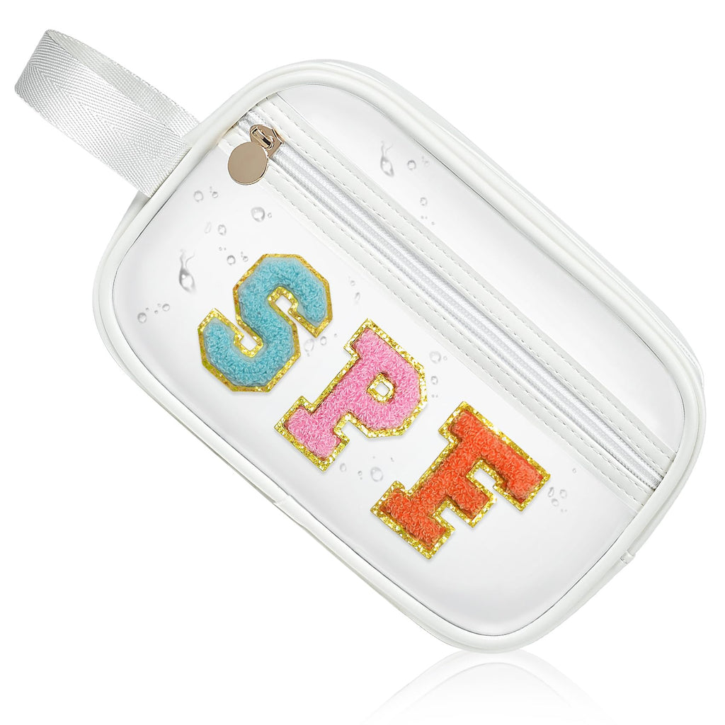 COSHAYSOO Clear Sunscreen Bag – Waterproof Beach Organizer for Women, Teens, and Family Trips
