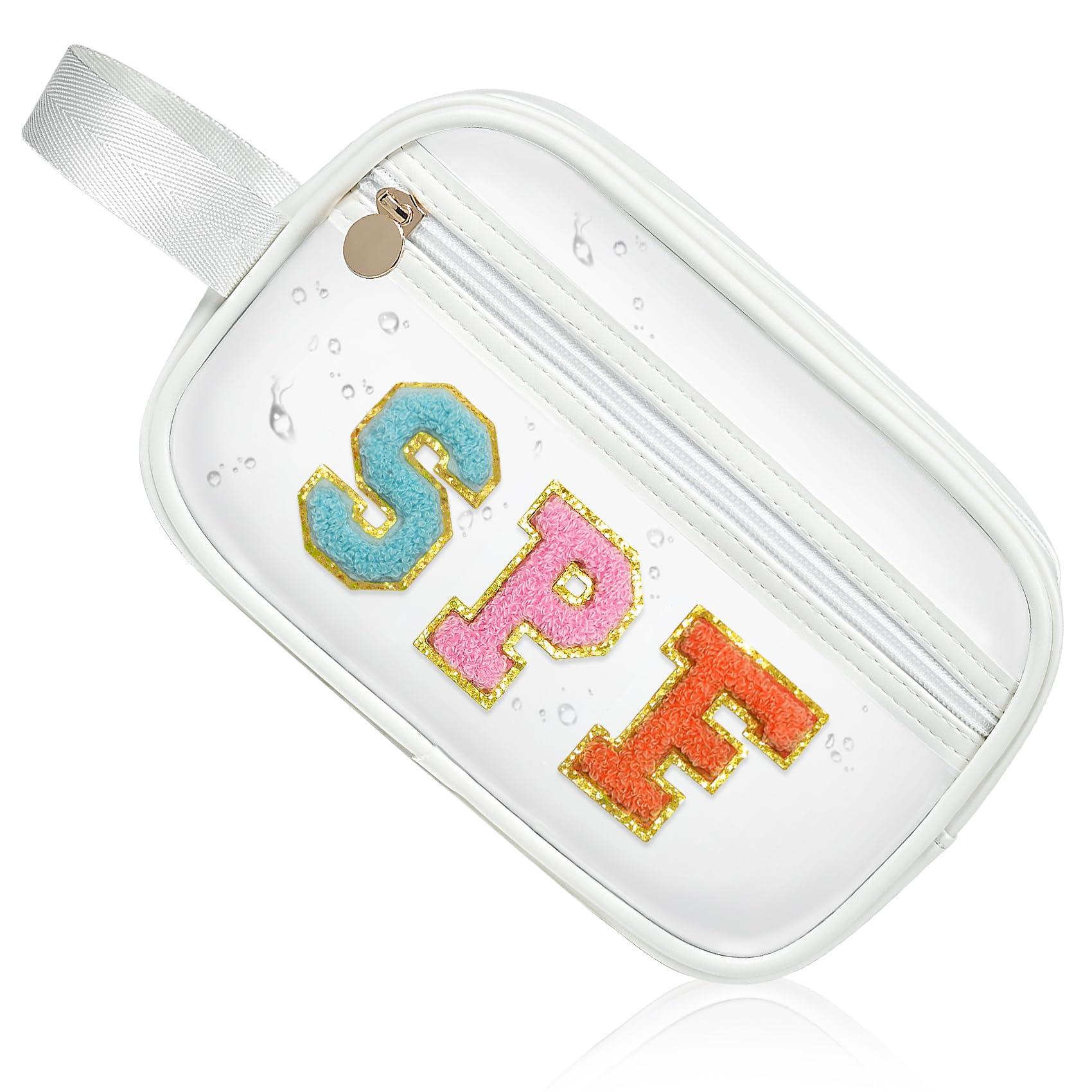COSHAYSOO Clear Sunscreen Bag – Waterproof Beach Organizer for Women, Teens, and Family Trips