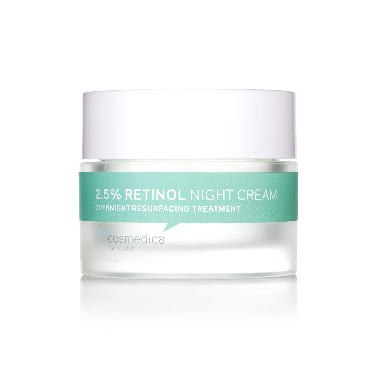 Cosmedica Skincare Retinol Night Cream – Vitamin A & Hyaluronic Acid, Daily Moisturizer (1.7oz)