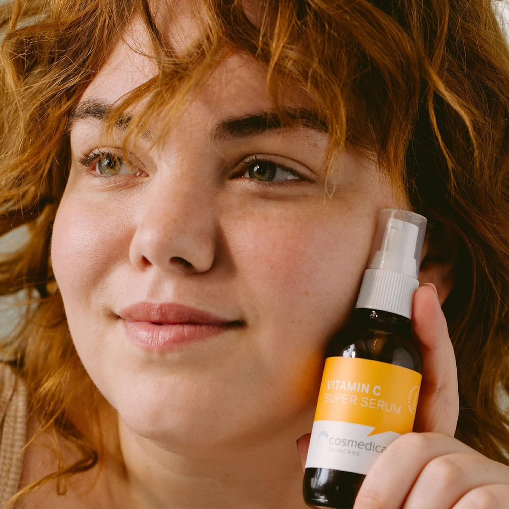 Cosmedica Skincare Facial Serum Trio – Vitamin C, Retinol 2.5%, Hyaluronic Acid