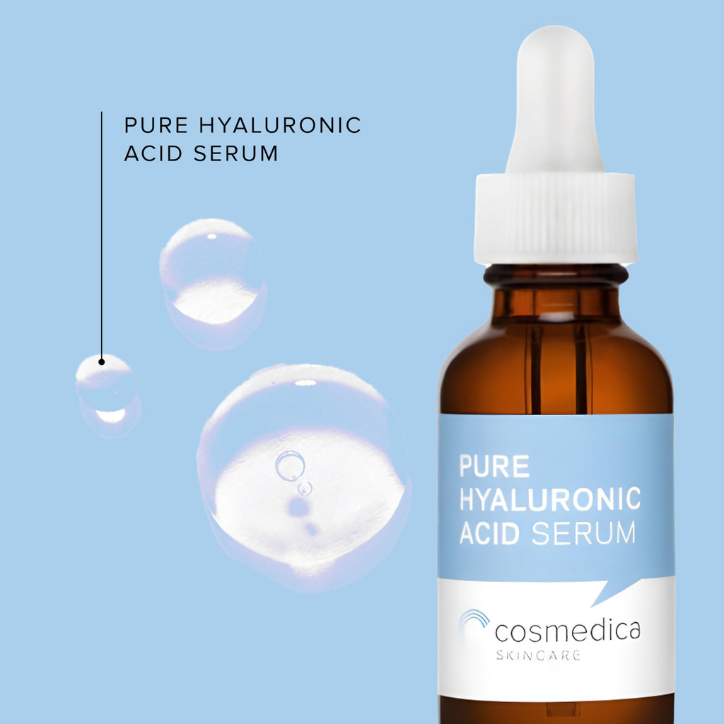 Cosmedica Skincare Facial Serum Trio – Vitamin C, Retinol 2.5%, Hyaluronic Acid