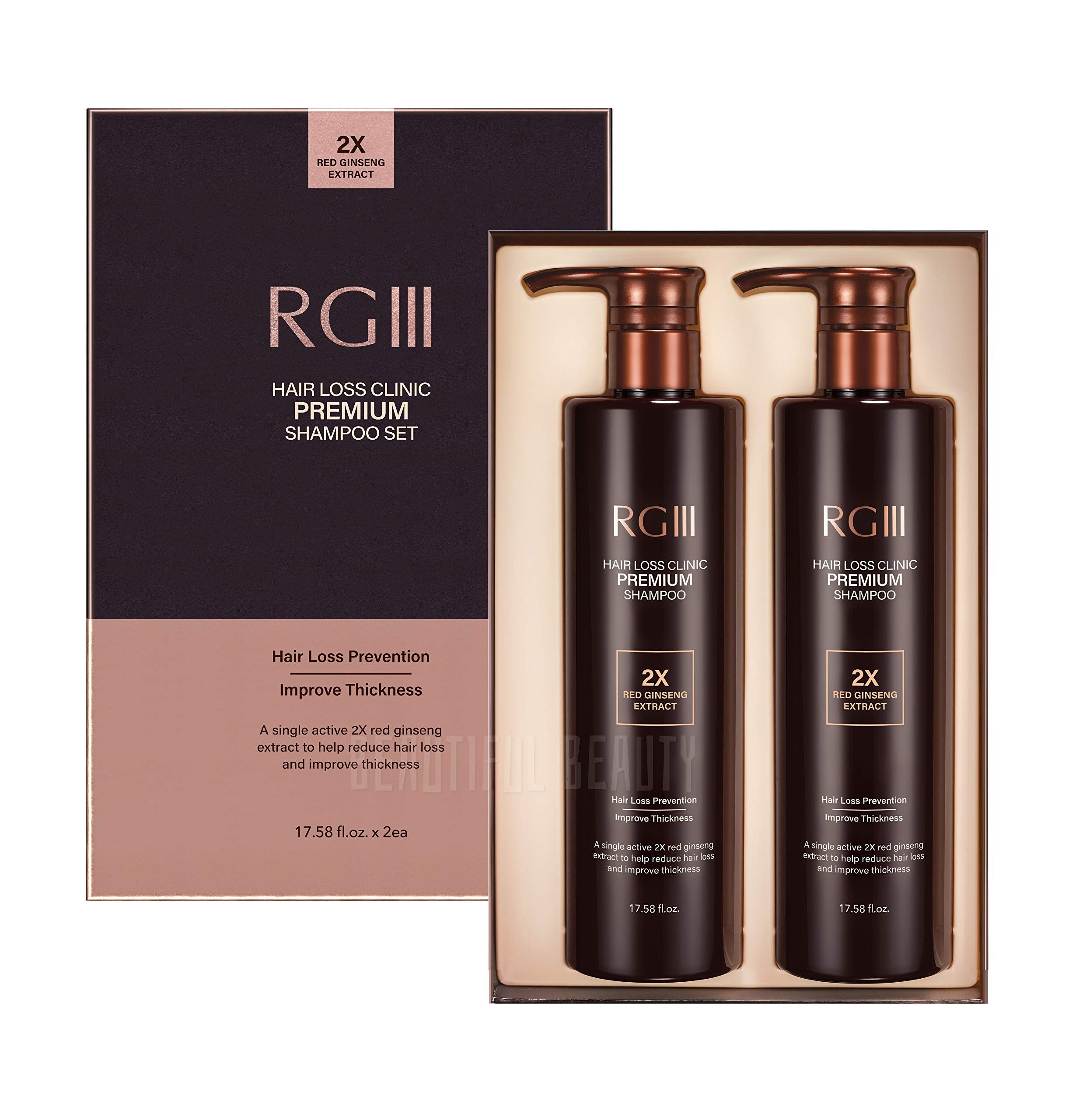COSMOCOS RG3 Premium Hair Loss Clinic Shampoo – Red Ginseng Formula