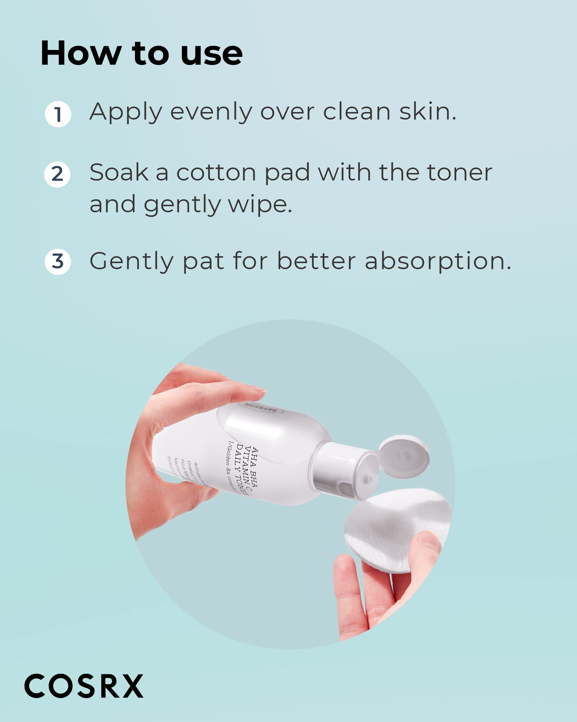 COSRX ABC Daily Toner - AHA BHA Vitamin C Exfoliating Toner 150ml