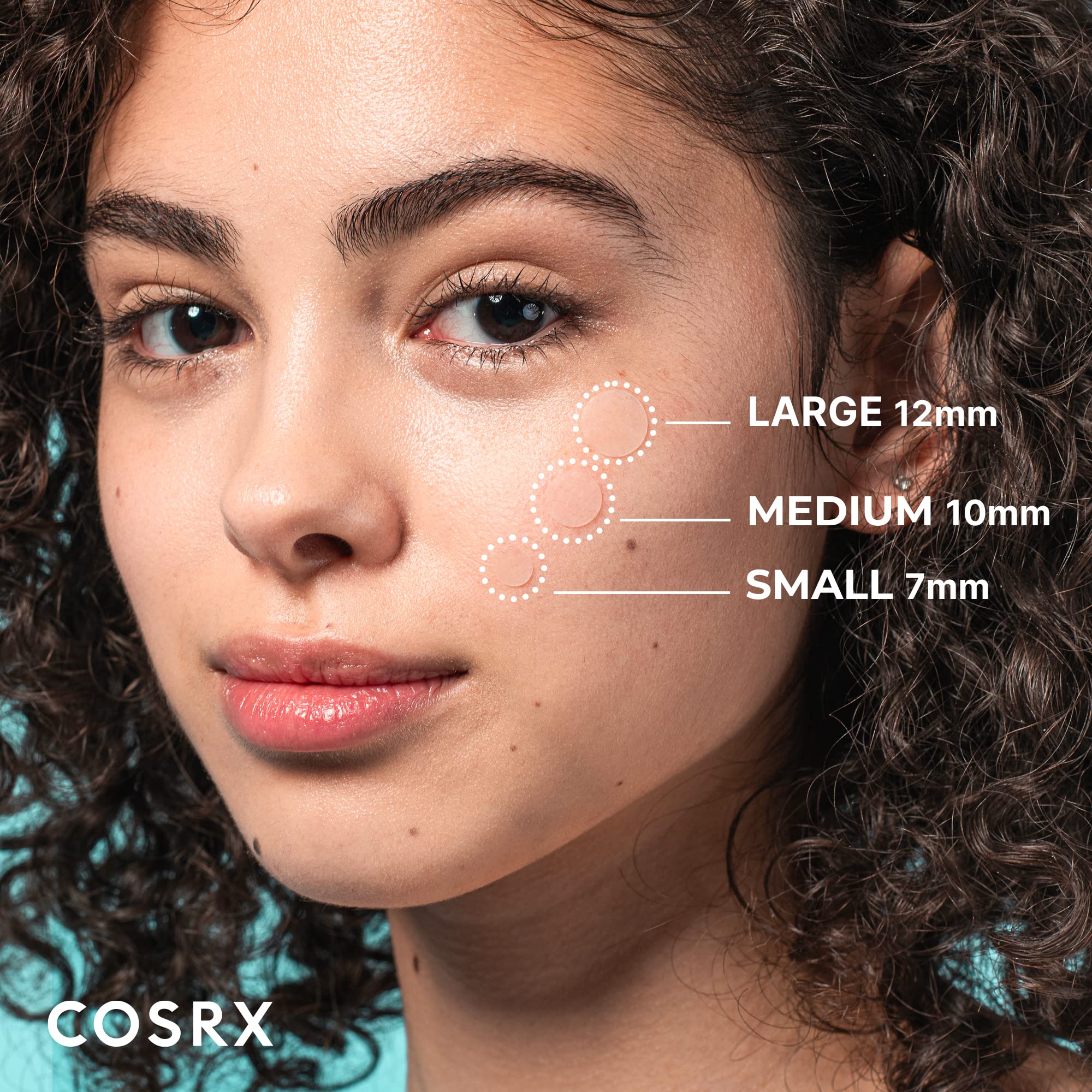 COSRX Acne Pimple Patch Original — Absorbing Hydrocolloid, 3 Sizes, 24 Patches, Animal Testing-FREE
