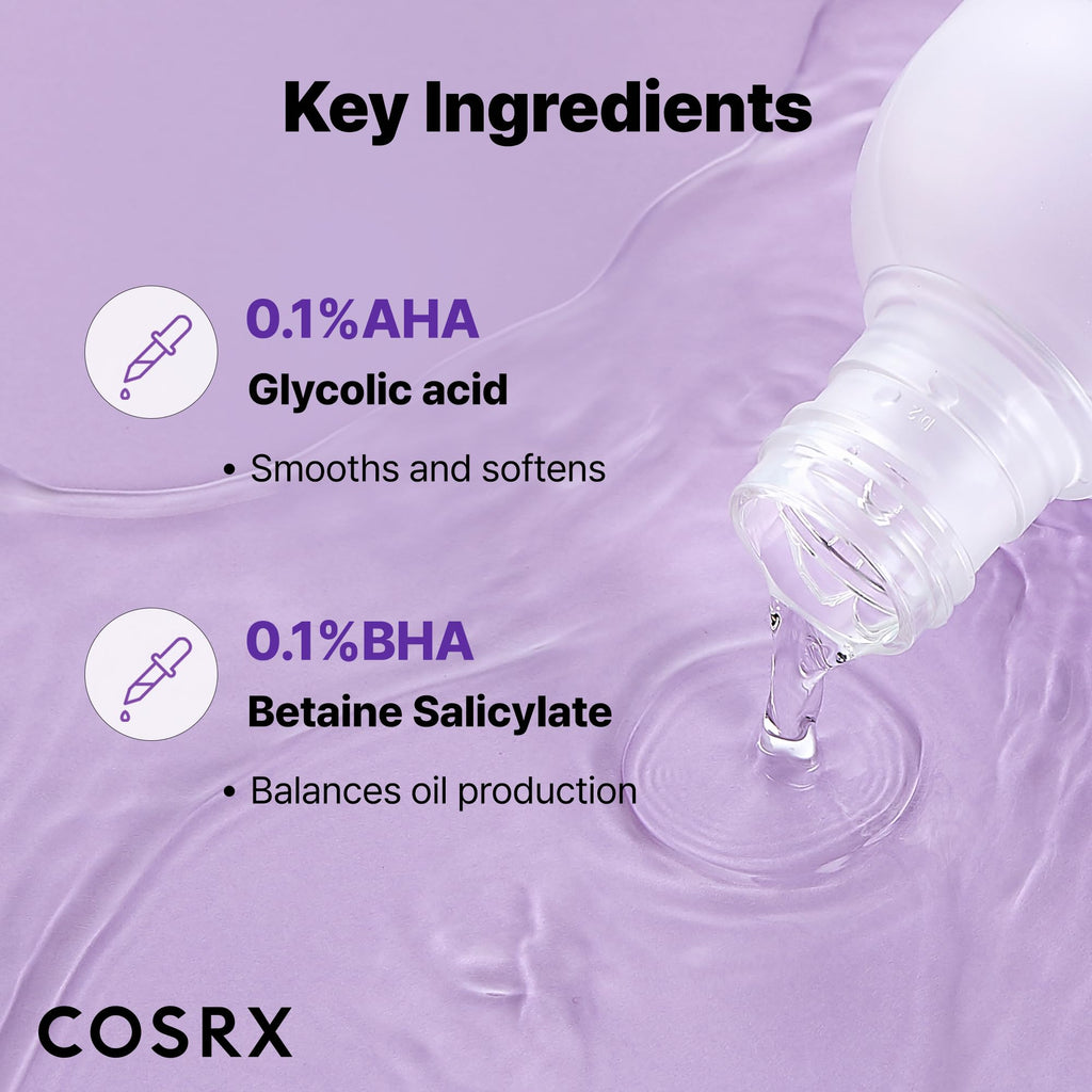 COSRX AHA/BHA Treatment Toner – Gentle Exfoliating Mist for Pores & Texture (5.07 fl oz / 150 ml)