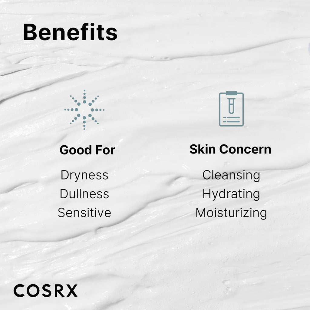 COSRX Hydrium Triple Hyaluronic Moisturizing Cleanser - Daily Hydration & Gentle Cleansing (150 ml)