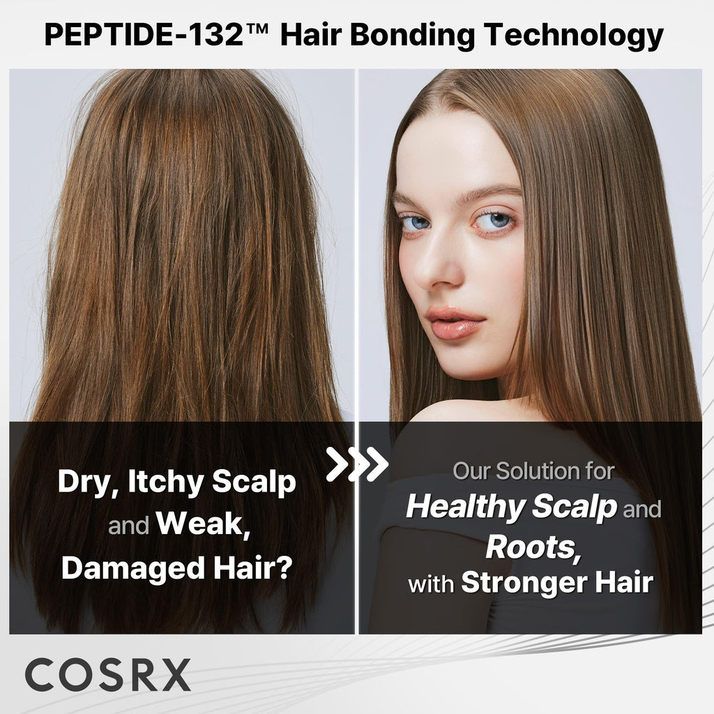 COSRX PEPTIDE-132 Hair Bonding Set – Shampoo, Treatment & Oil Serum