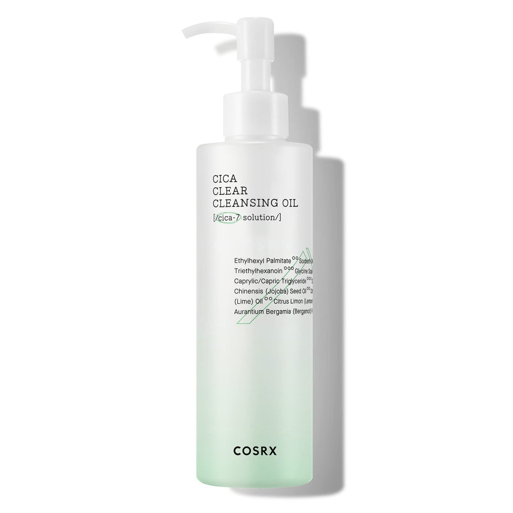 COSRX Pure Fit Cica Cleansing Oil – Gentle, Hydrating Cleanser for Sensitive Skin | CICA-7 Complex, Jojoba Seed Oil