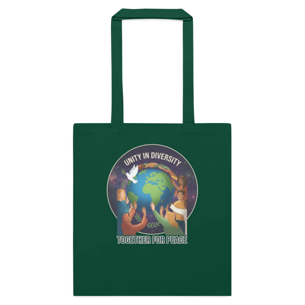 Unity in Diversity Cotton color tote bag