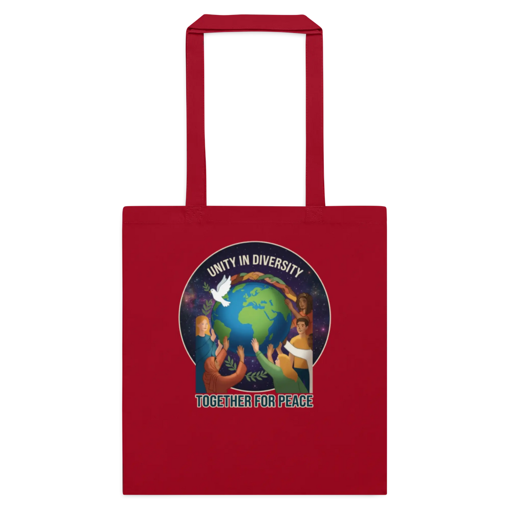Unity in Diversity Cotton color tote bag