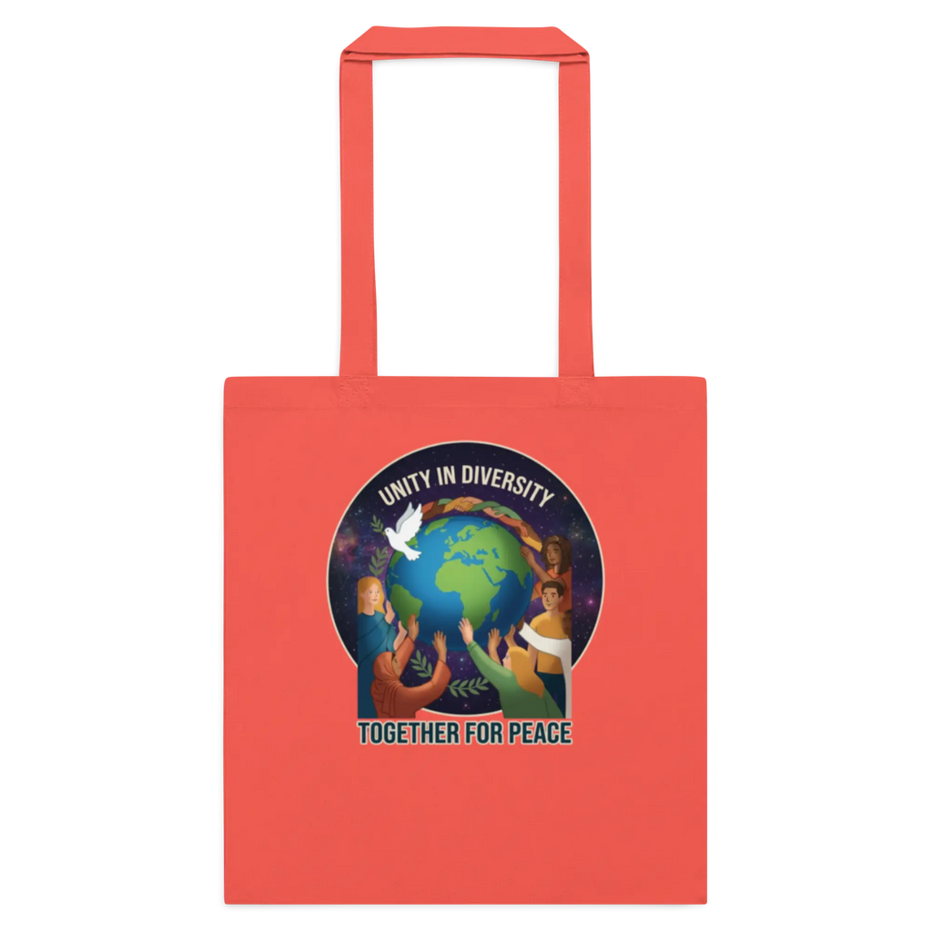 Unity in Diversity Cotton color tote bag