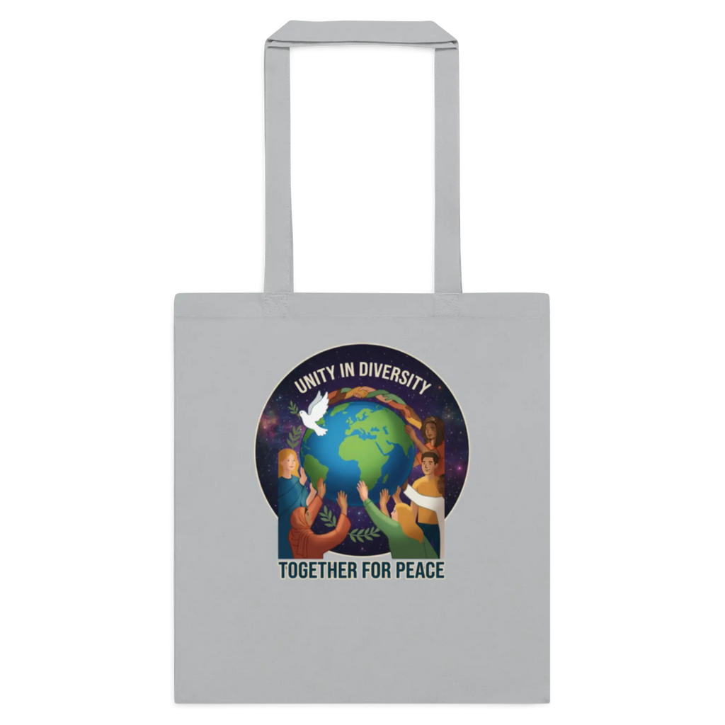 Unity in Diversity Cotton color tote bag