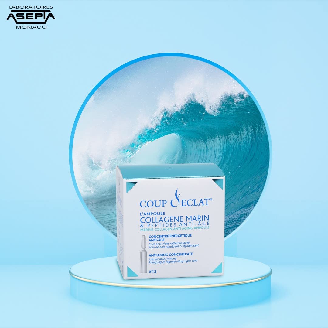 Coup d'Eclat Marine Collagen Ampoules – Hydrating Skin Serum