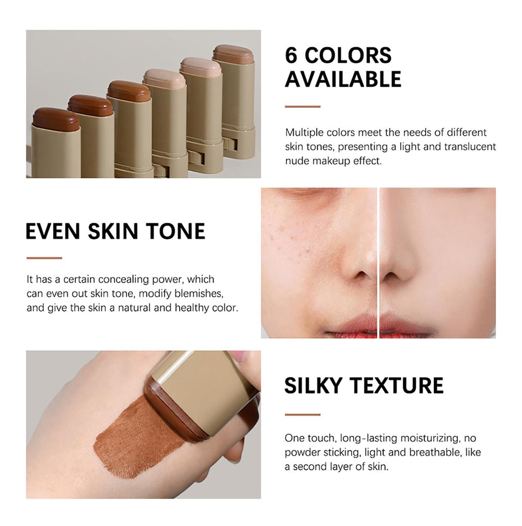 Covebalm Beauty Skin Tint (#03) – Serum-Boosted Foundation Stick for Rich Hydration & Buildable Coverage