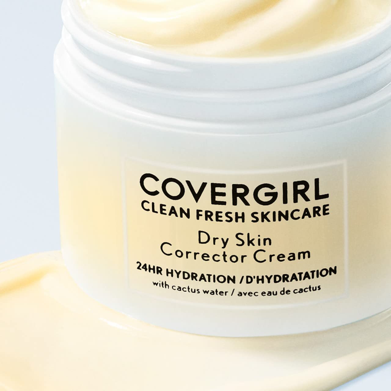 CoverGirl Clean Fresh Skincare Dry Skin Corrector Cream – 24HR Hydration, 100% Vegan, Pack of 2