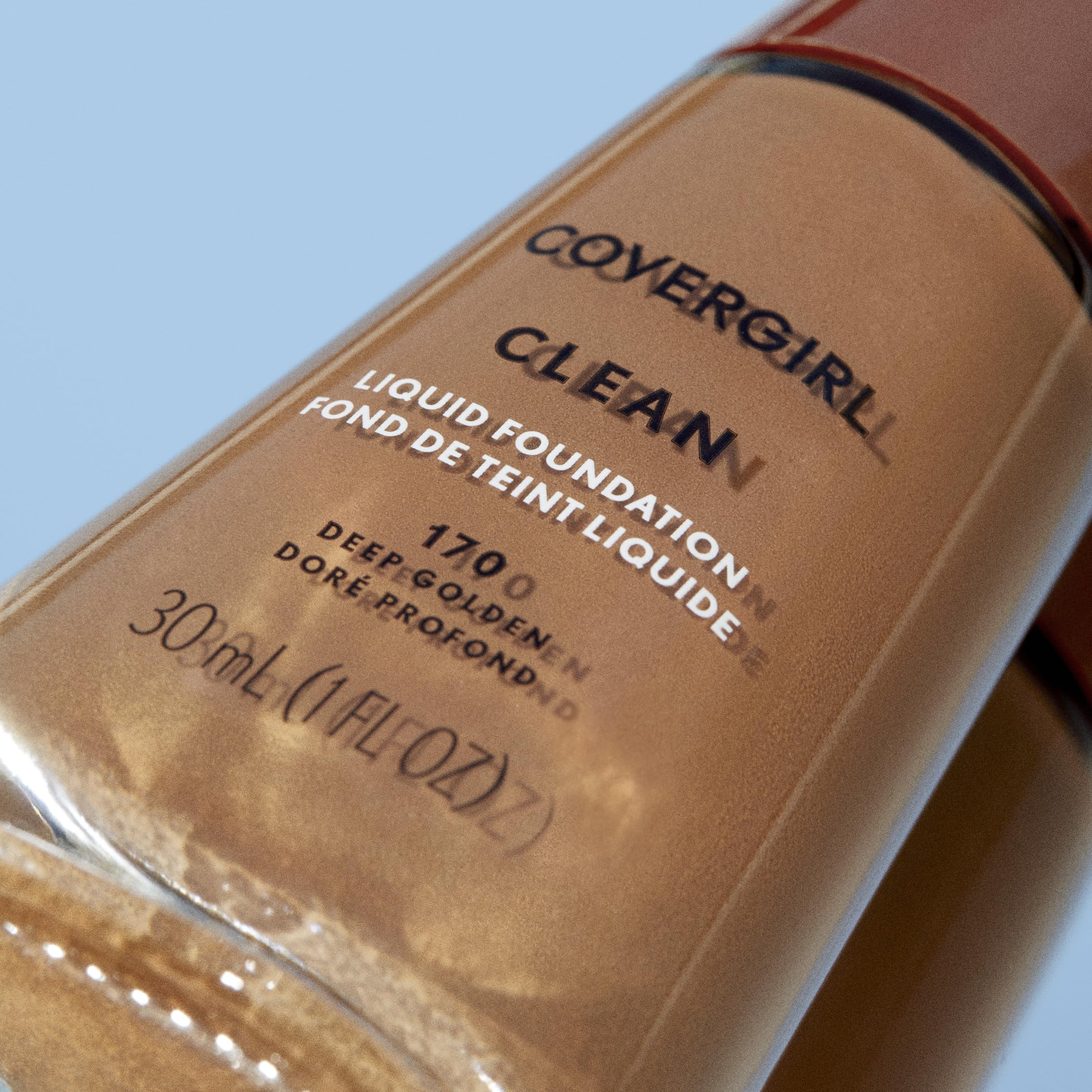 COVERGIRL Clean Liquid Foundation 148 Perfect Beige | Lightweight, Breathable Coverage