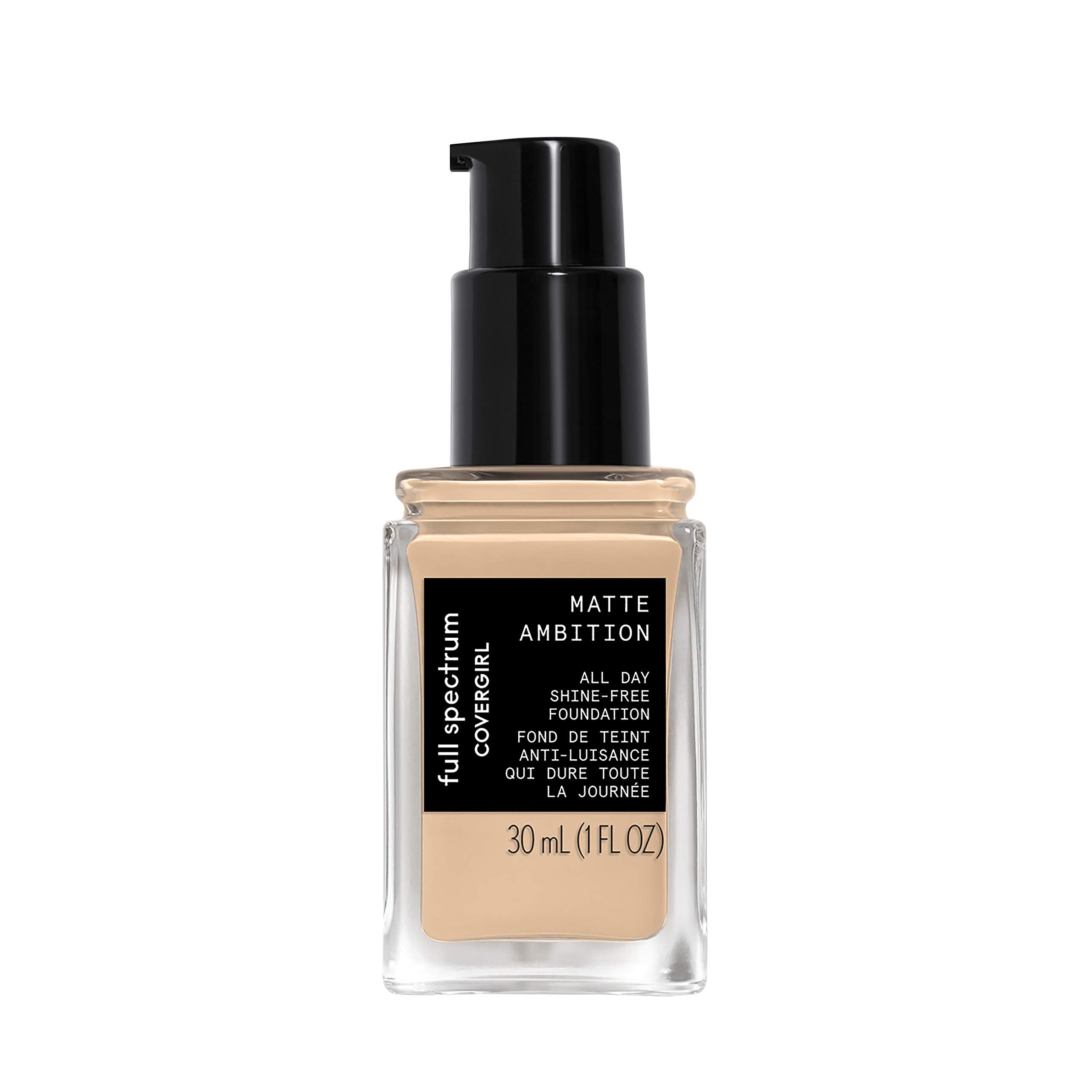 COVERGIRL Matte Ambition All Day Foundation – Light Cool, 1.01 oz