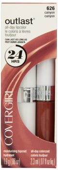 CoverGirl Outlast All Day Two Step Lipcolor – Canyon 626 (0.13 oz) | Long-Wear Lipcolor