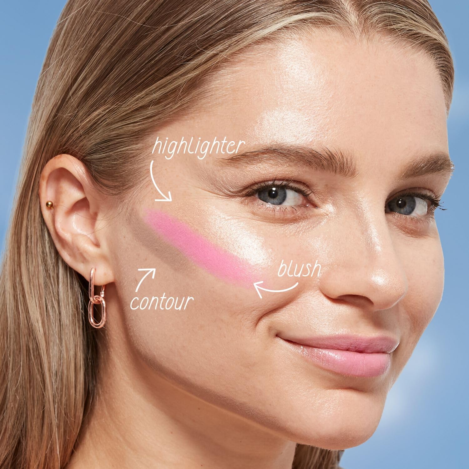 CoverGirl Trublend Skin Enhancer Highlighter Balm Stick Moonlight – Vegan, Easy Glide, 0.21oz