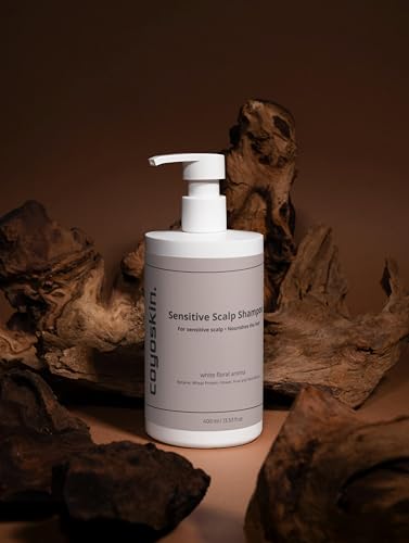 COYOSKIN Sensitive Scalp Shampoo – Gentle, SLS-Free Cleanser for Dry & Reactive Skin | ECOCERT Certified 400ml