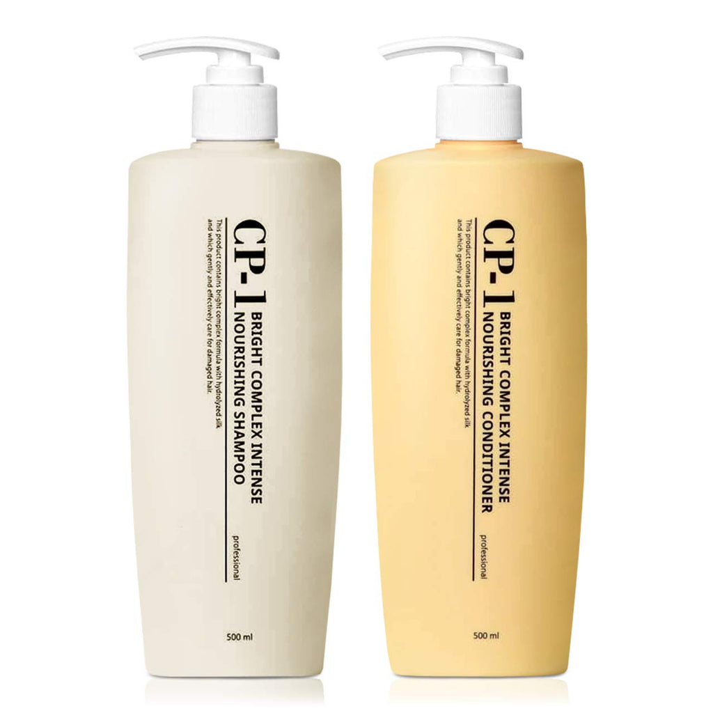 CP-1 Nourishing Shampoo + Conditioner 500ml Set – Keratin & Protein for Dry Hair | Korean Beauty