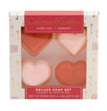 Crabtree & Evelyn Heart Shaped Soap Set – Evelyn Rose & Rosewater, 3.5 oz Each