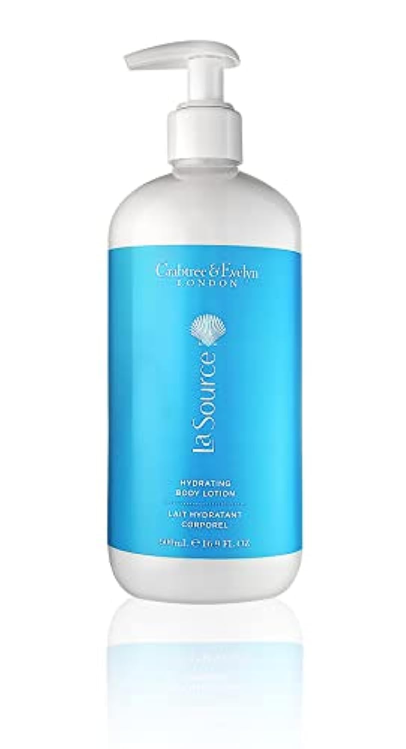 Crabtree & Evelyn La Source Hydrating Body Lotion with Pump – 16.9 oz (500 ml)