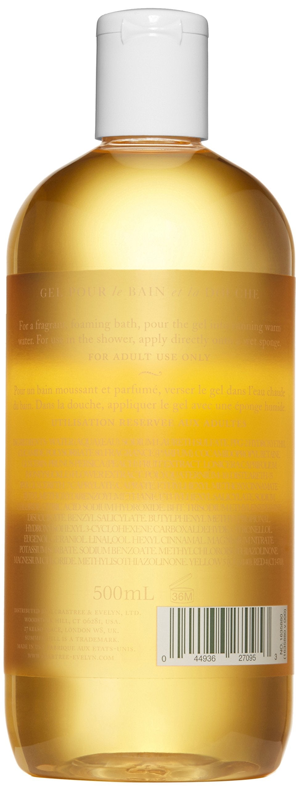 Crabtree & Evelyn Summer Hill Bath & Shower Gel – 16.9 fl oz