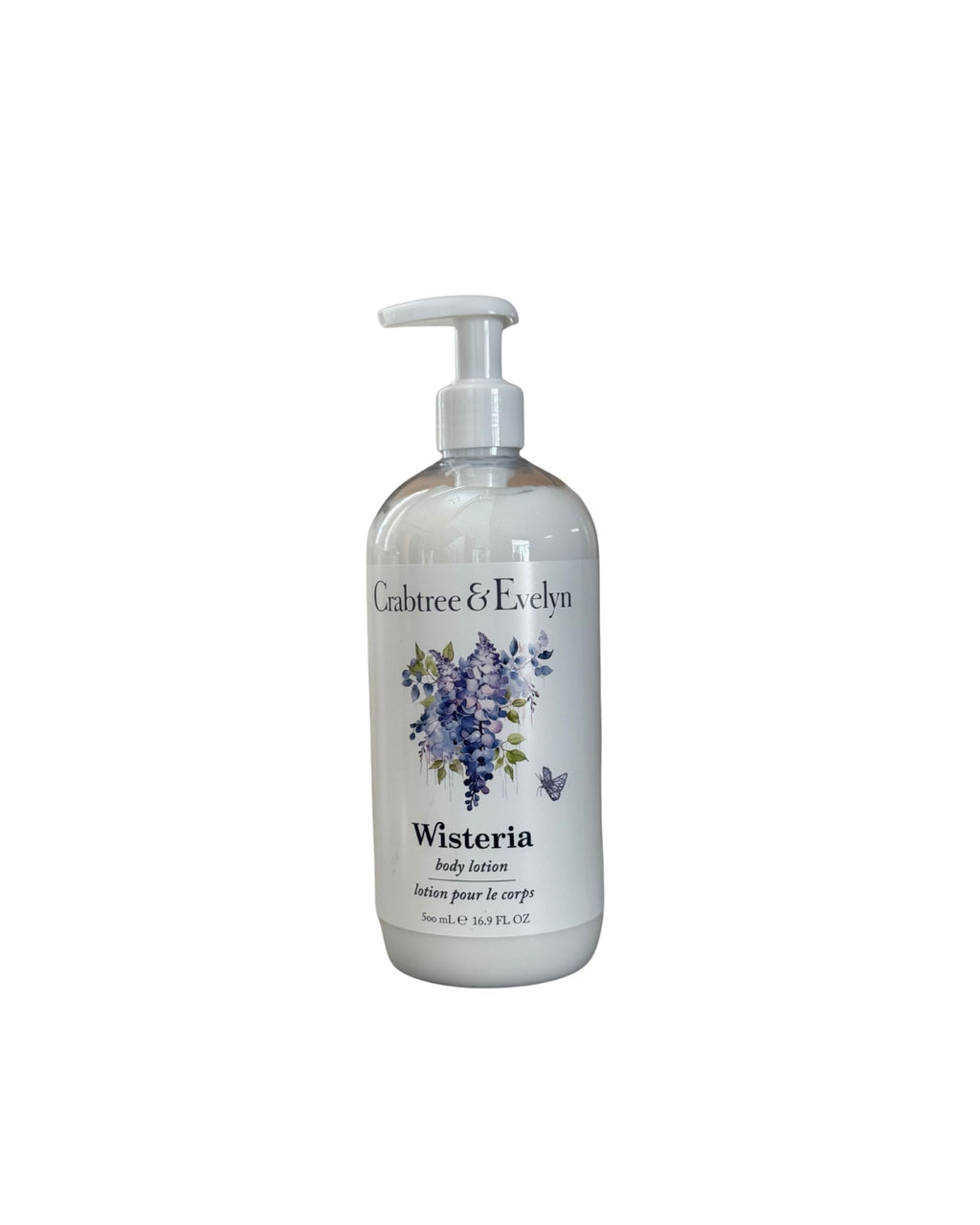 Crabtree & Evelyn Wisteria Bath Set: Shower Gel & Hand Lotion Duo (16.9 oz each)
