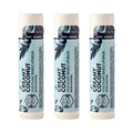 Crate 61 Lip Balm 3-Pack – Creamy Coconut | Plastic-Free Plant Pod Tube | USDA Organic