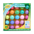 Crayola Color-Twist Bath Bombs 25 Deluxe Pack – Color-Changing Non-Toxic Bath Fizzies