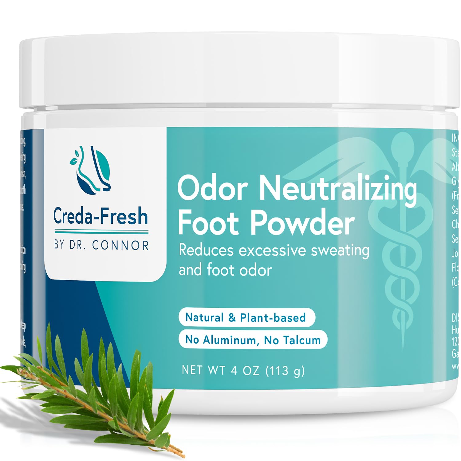 CREDA-FRESH Foot Lotion to Powder for Excessive Sweating – Plant-Based Odor Control