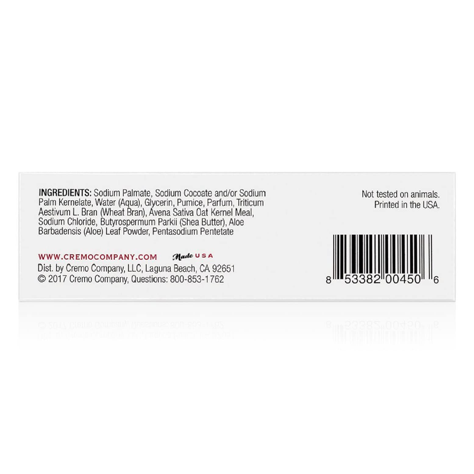 Cremo Bourbon & Oak Exfoliating Body Bars (3-Pack) – Distiller's Spice, Bourbon & Oak Scent